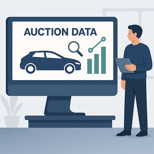 Auction data illustration